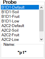 Select Probe for Plot